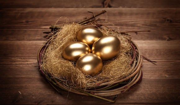 Gold eggs