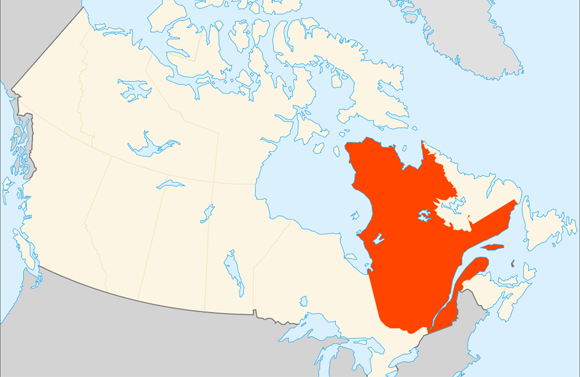 Qu�bec Province within Canada