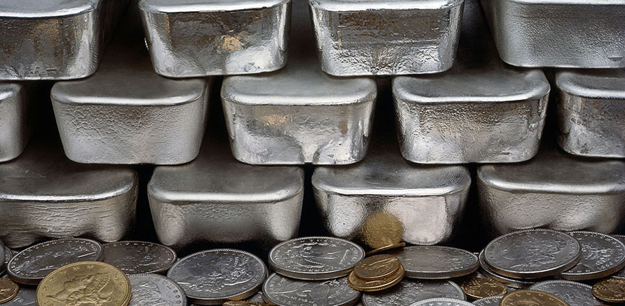 Silver and coins