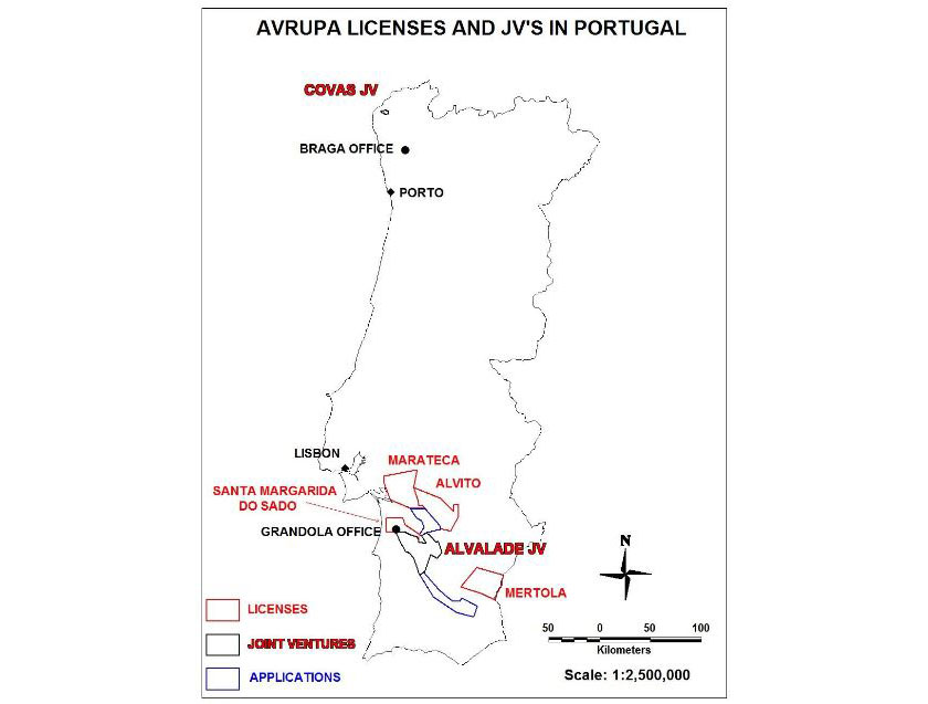 Avrupa Licences and JVs in Portugal