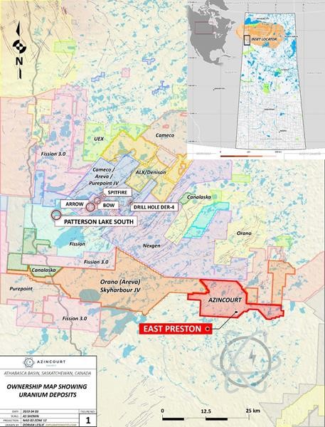 Azincourt map