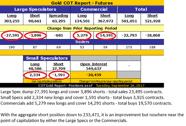 Gold COT Chart