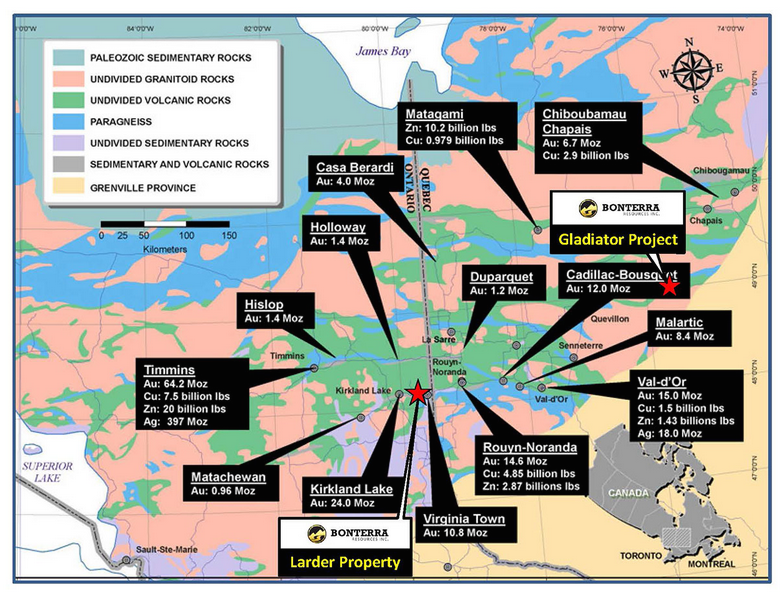 BonTerra Project Location Map