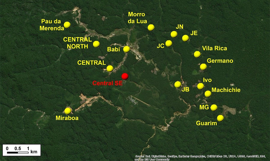 Cabral Location Map