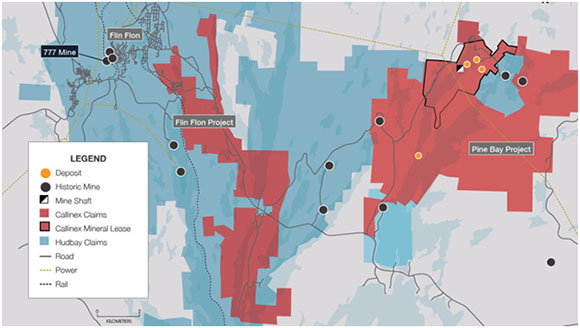 Callinex map