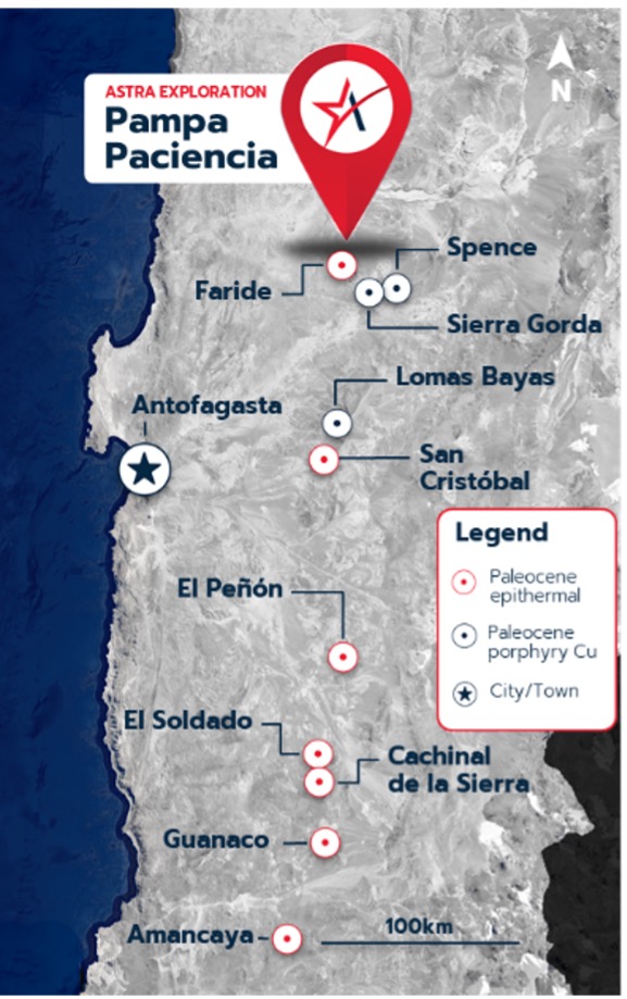 Pampa Paciencia location map