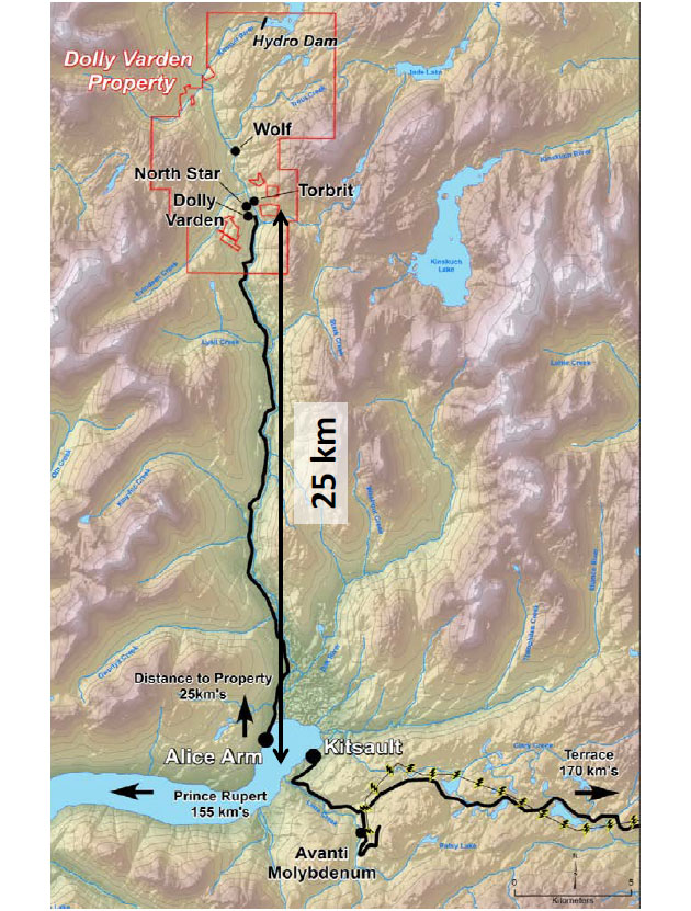 Dolly Varden Map