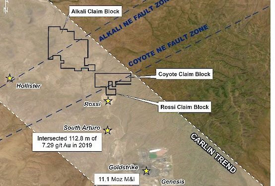 North Carlin map