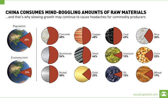 China's Consumption of Raw Materials