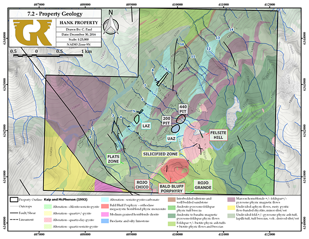 Golden Ridge Project Map