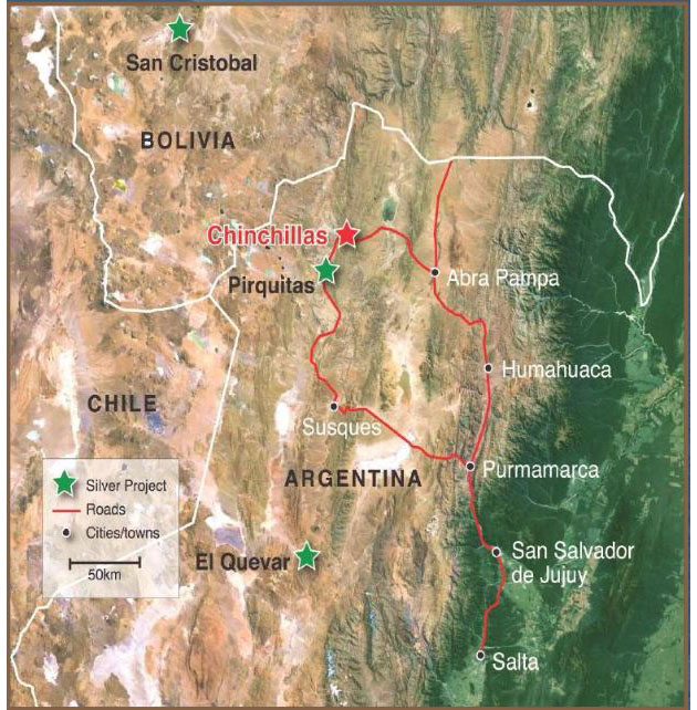 Chinchillas and Pirquitas map