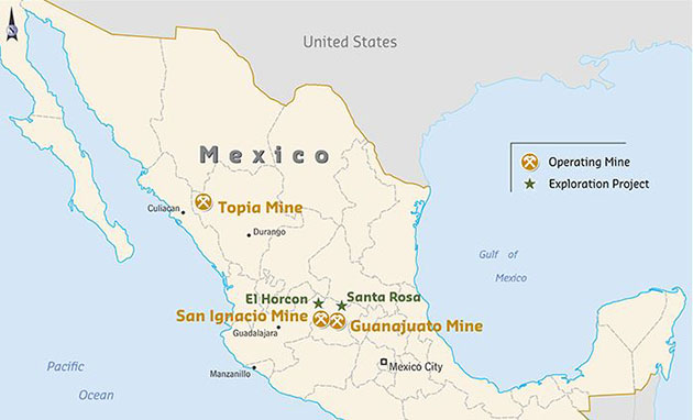 Great Panther Mexico Project Map