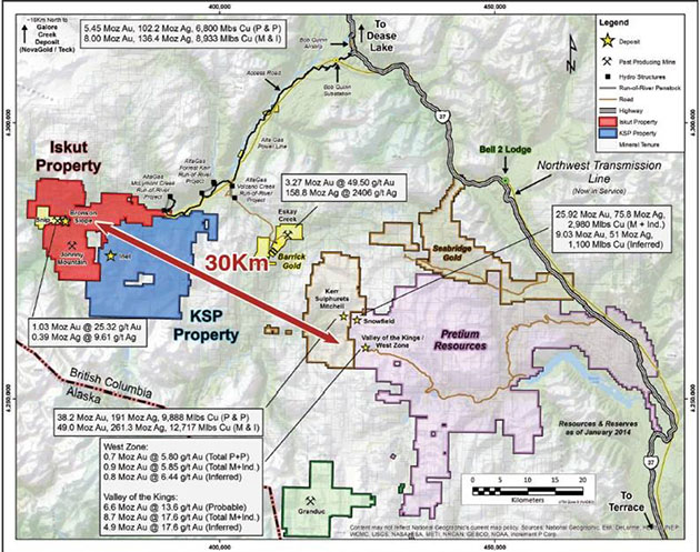 Iskut Location Map