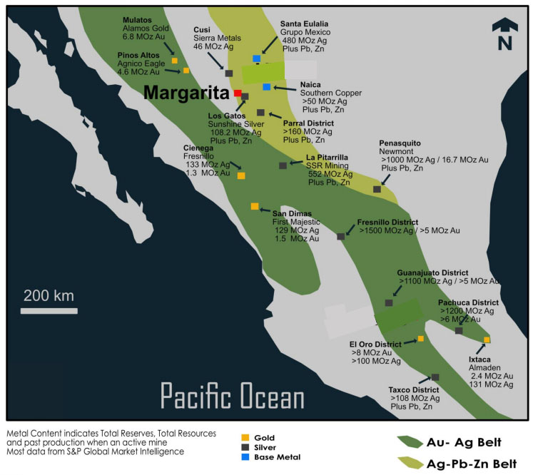 Margarita Project map
