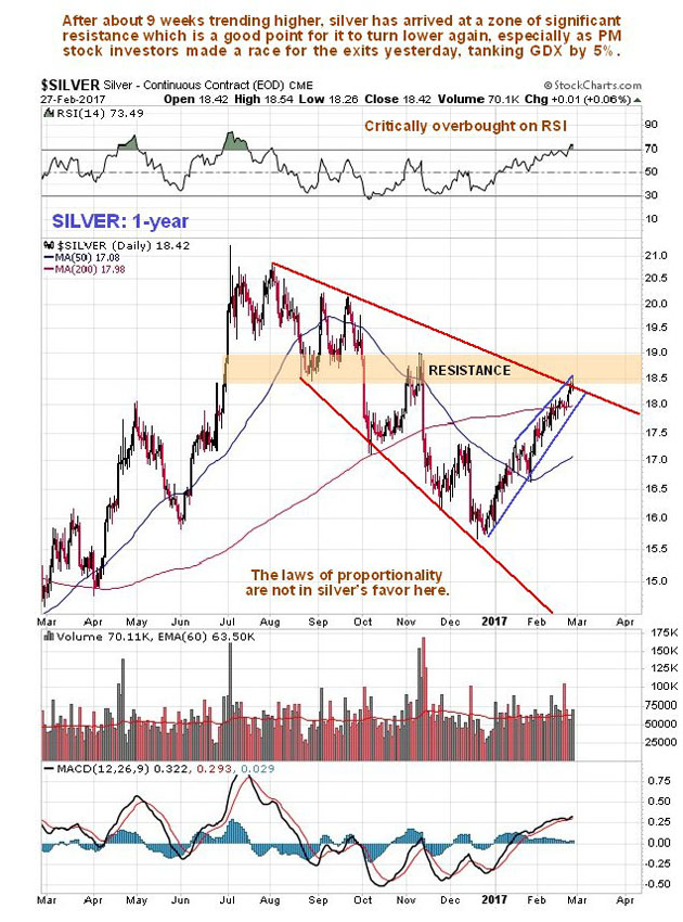 1-Year Silver Chart