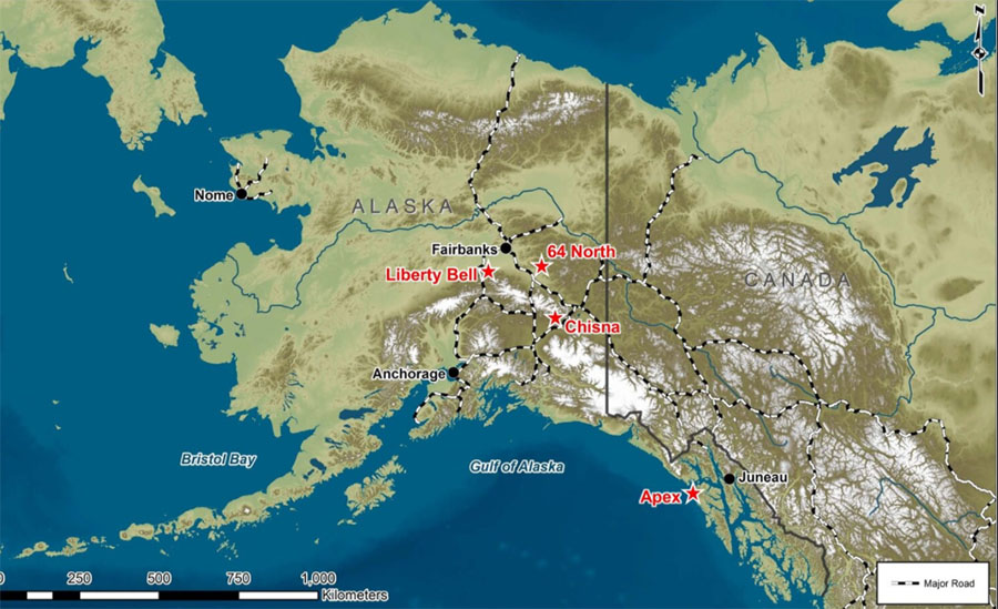 Millrock Alaska Map