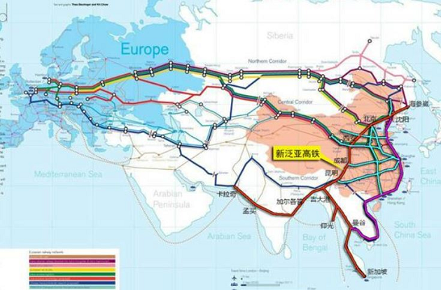 Projected Rail Lines