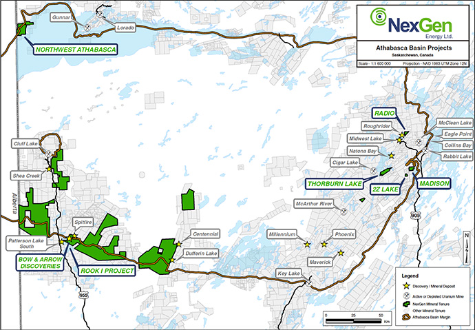 NexGen Athabasca Map