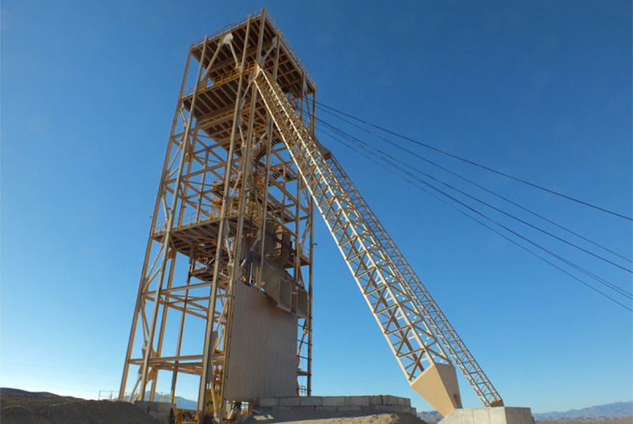 Nevada Copper headframe