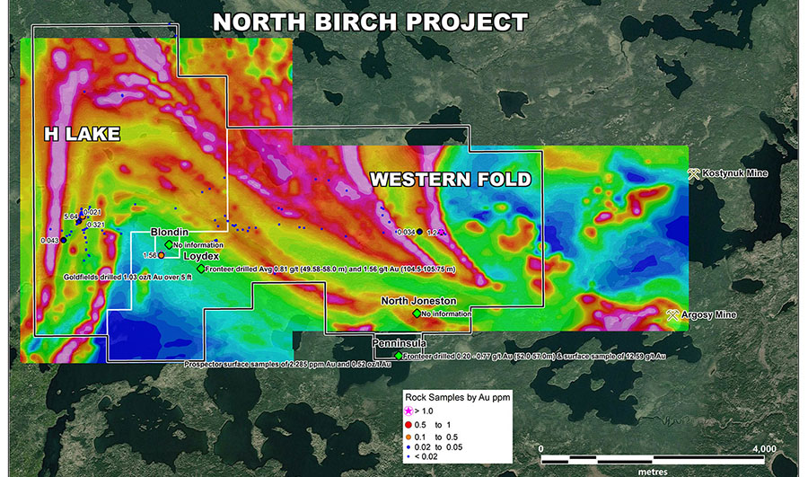 Newrange North Birch map