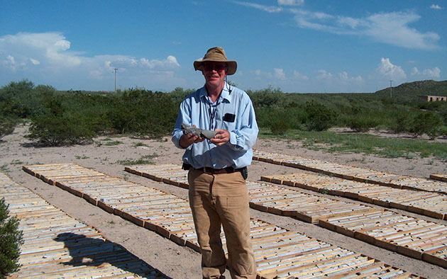 Geologist Peter Megaw