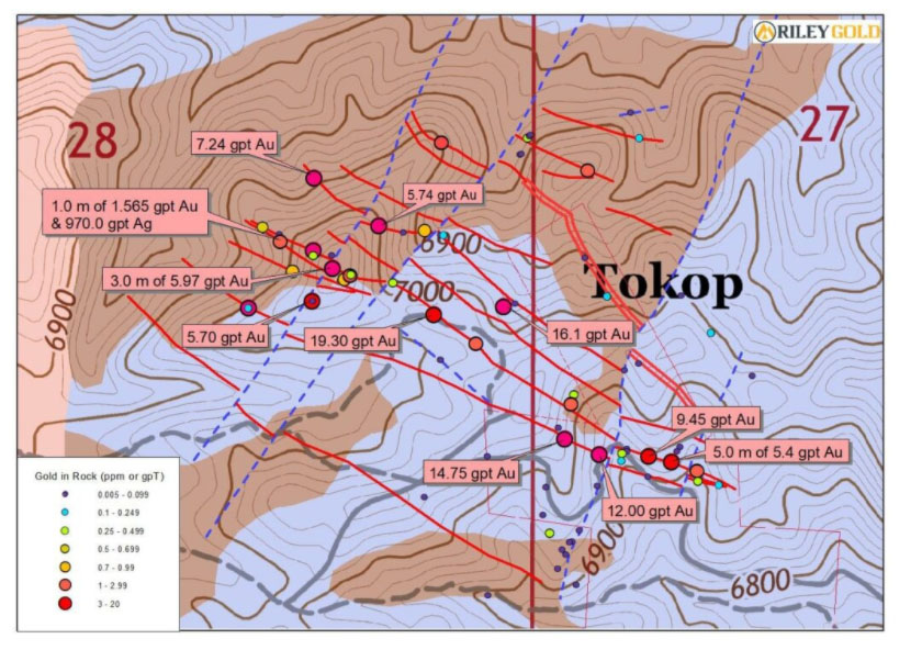 Riley Gold Tokop Map