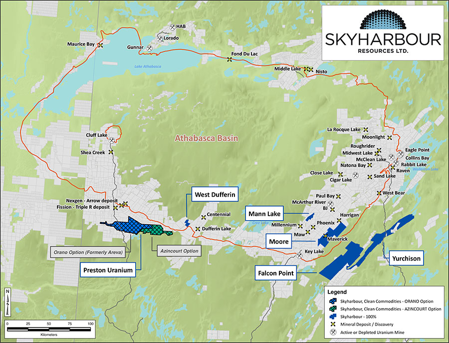 Skyharbour map