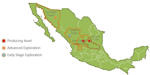 Santacruz Silver Mining’s Project Map