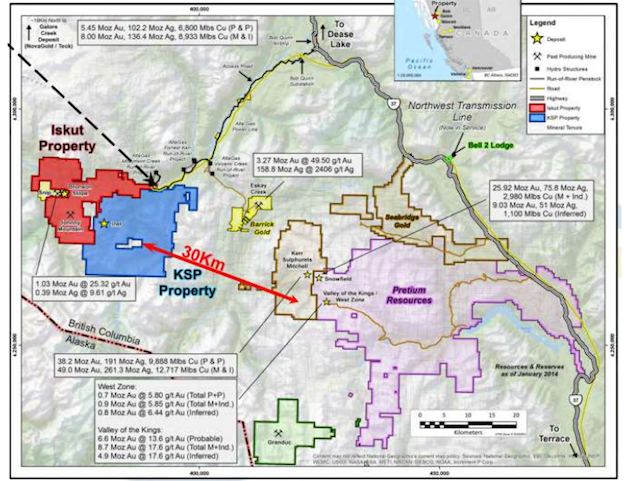 Iskut Property and environs