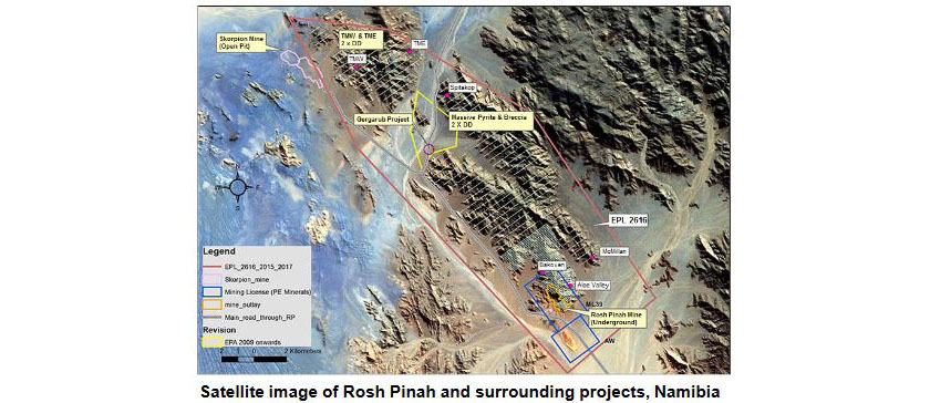 Rosh Pinah Zinc Mine, Namibia