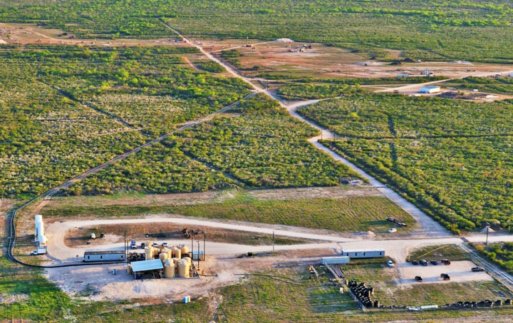 Uranium Energy Hobson Aerial View