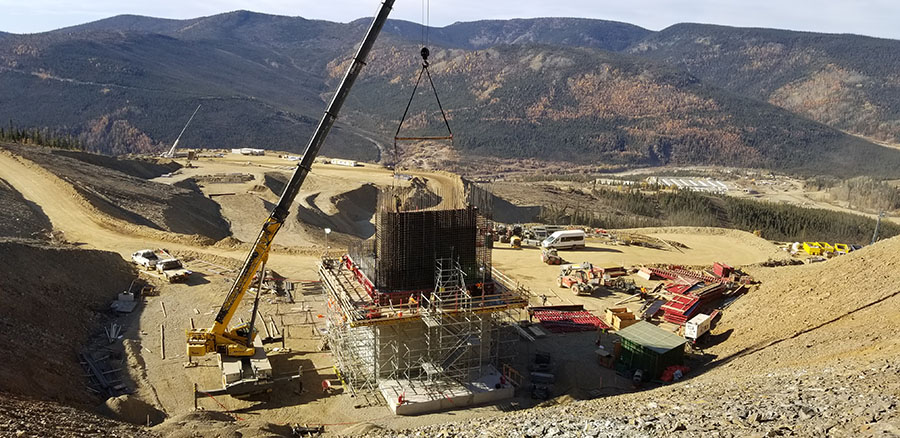 Victoria Gold Primary Crusher Under Construction