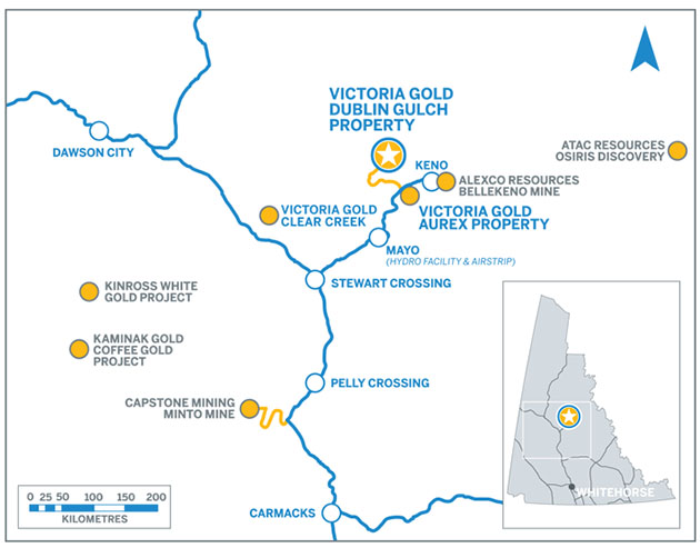 Victoria Gold Project Map