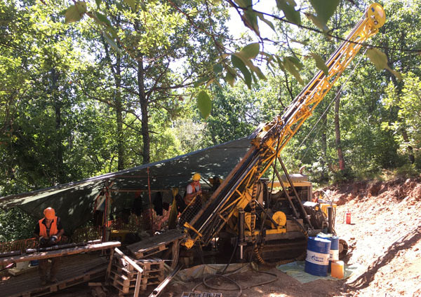Drill Rig on Rozino Project