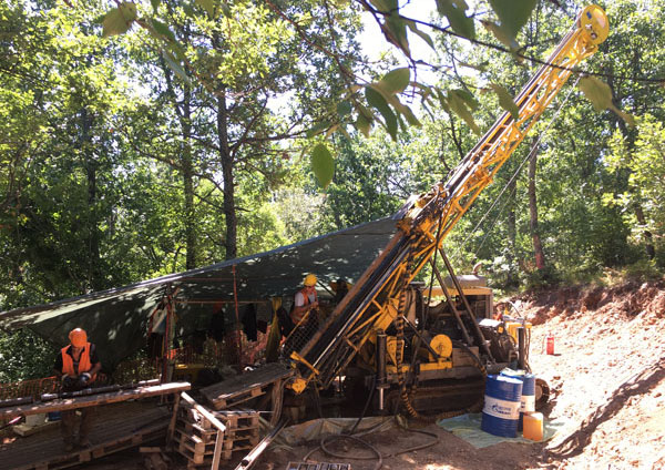 Drill Rig on Rozino Project