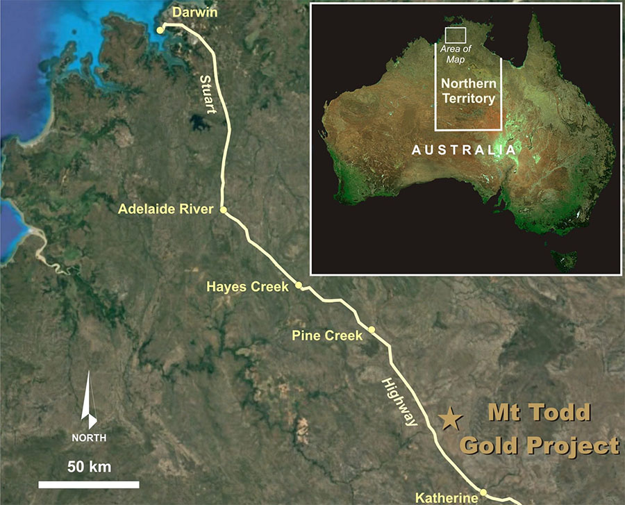 Vista Mt. Todd map