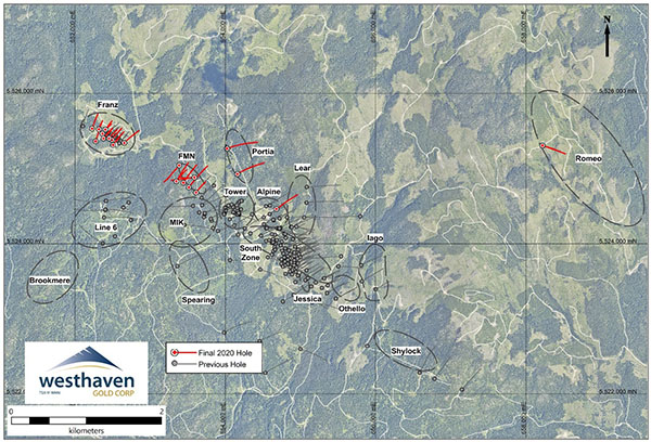 Westhaven map