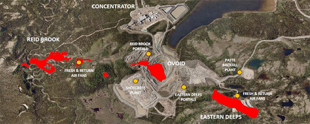 Voisey's Bay Site Layout