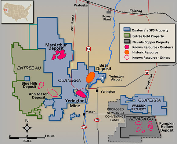 Image result for yerington mining quaterra