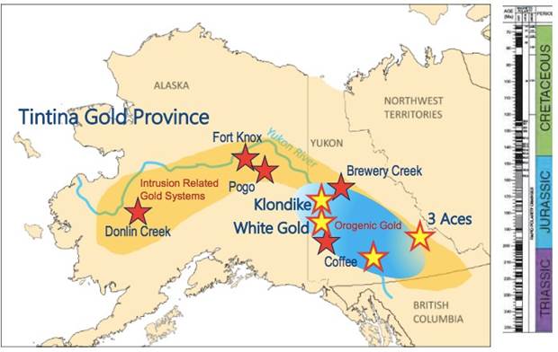 Image result for yukon tintina gold belt