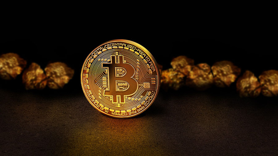 Bitcoin and gold