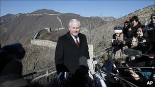 robert gates china