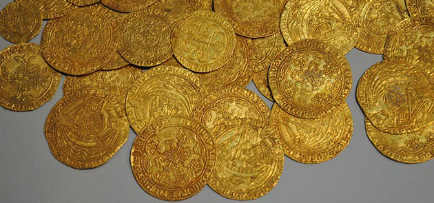 Gold coins