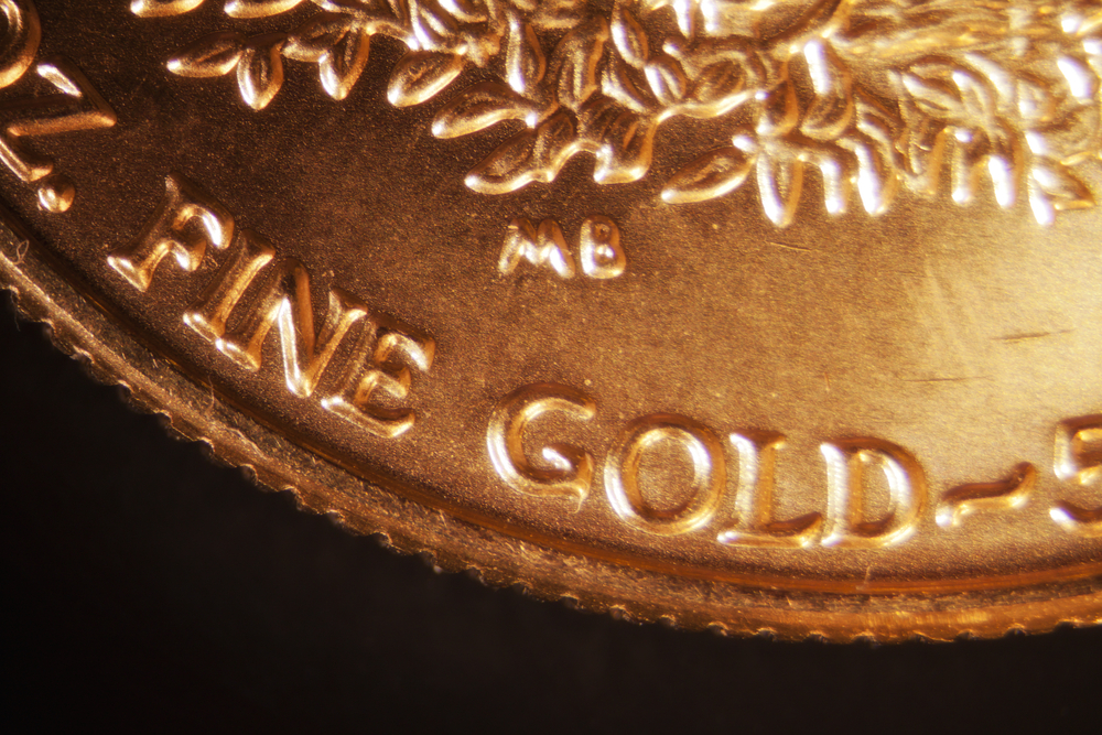 Fine gold coin