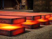 Hot steel ingots