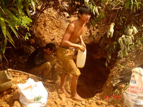 vietnam illegal gold mining