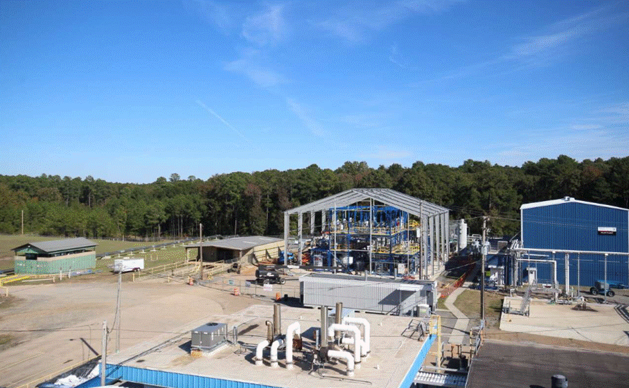 Building demonstration plant at Lanxess Project site 