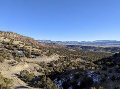 View of Allied Copper Klondike property