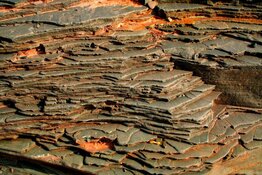 Copper Layers Rock