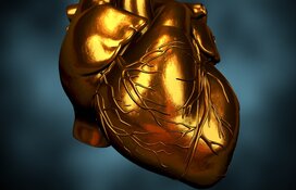 gold heart